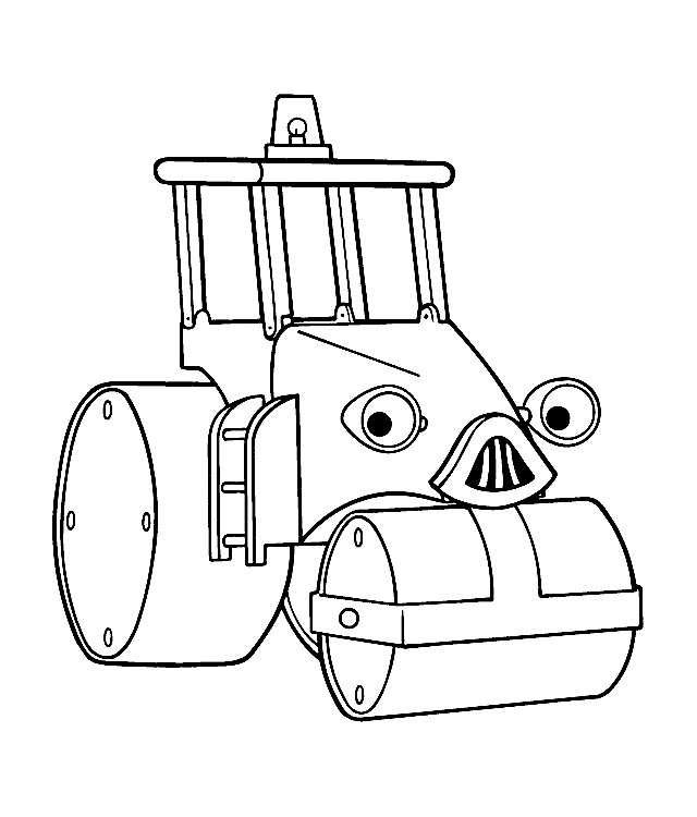 Bob the builder Rollie coloring page