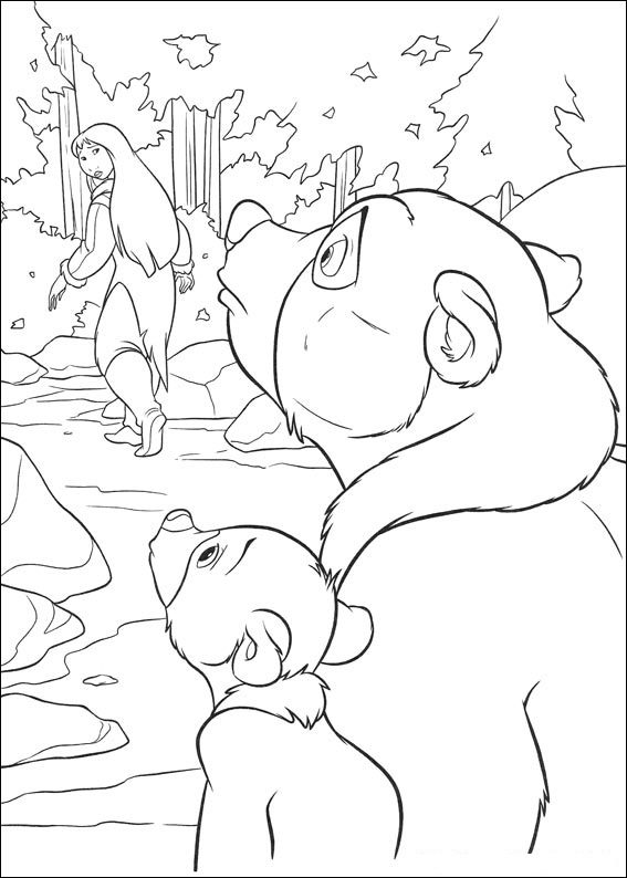 Brother Bear 1 coloring page