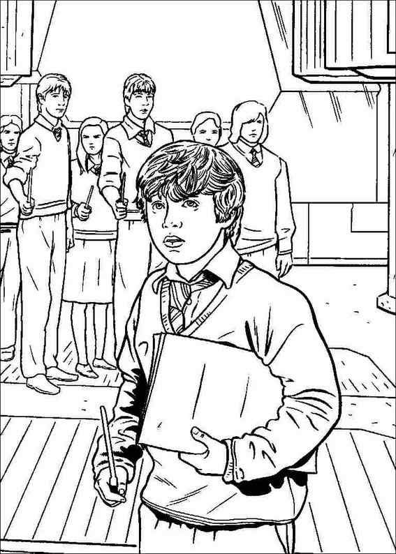 Harry Potter 012 coloring page