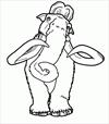 Manfred  mammoth coloring page