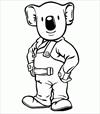 Koala Brothers coloring pages