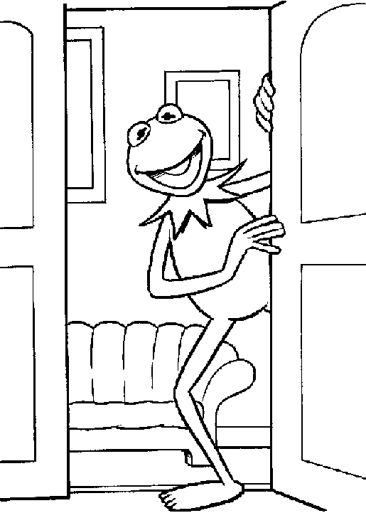 Muppets coloring page