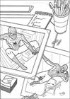 Spiderman 005 coloring page