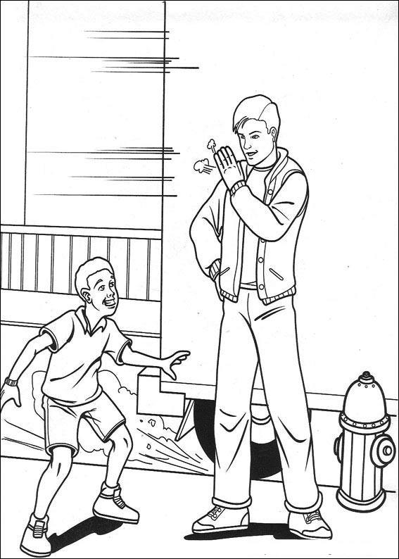 Spiderman 017 coloring page