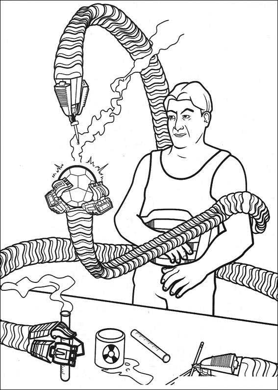 Spiderman 021 coloring page