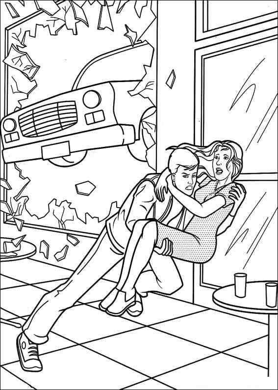 Spiderman 046 coloring page