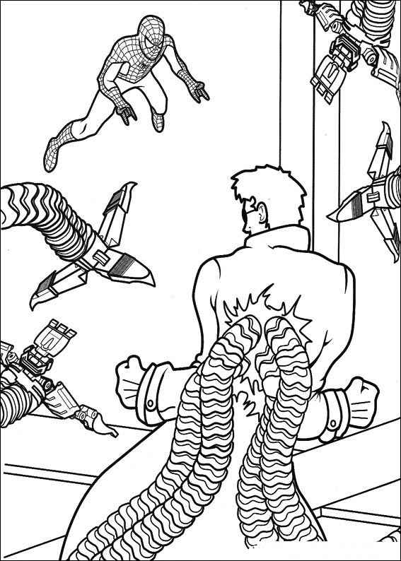 Spiderman 047 coloring page
