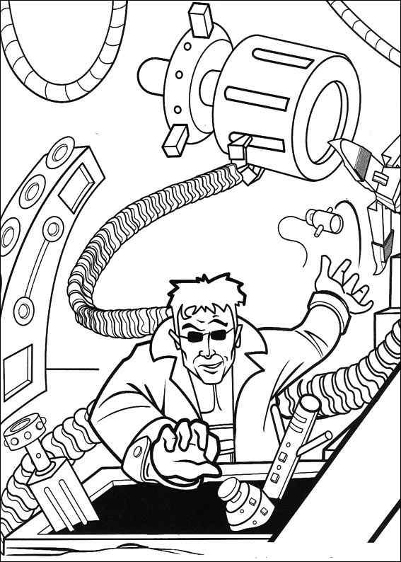 Spiderman 049 coloring page