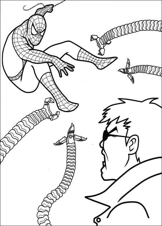 Spiderman 057 coloring page