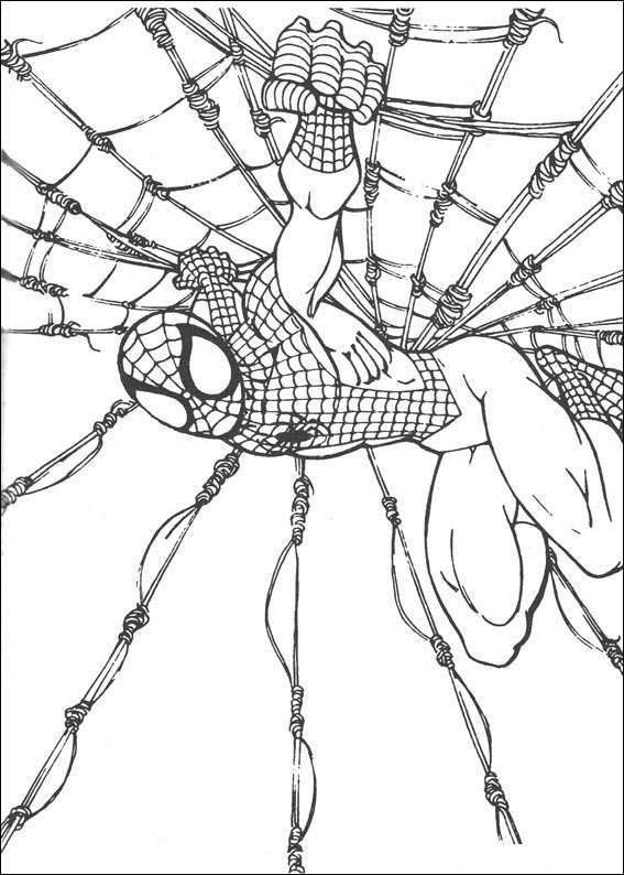 Spiderman 059 coloring page