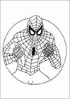 Spiderman 074 coloring page