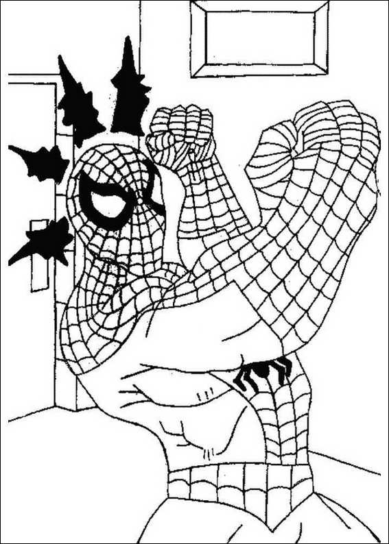 Spiderman 075 coloring page