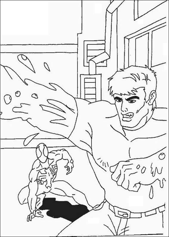 Spiderman 086 coloring page