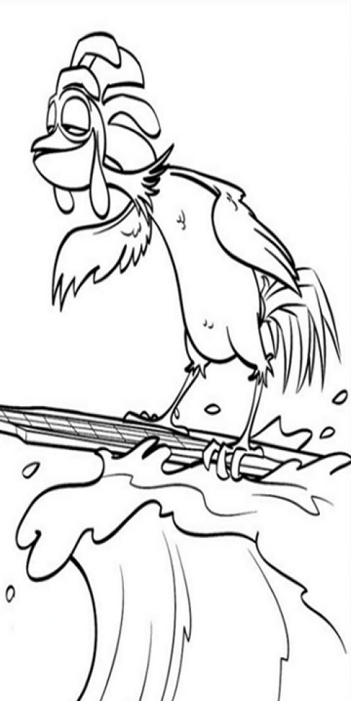 Surf's Up 05 coloring page