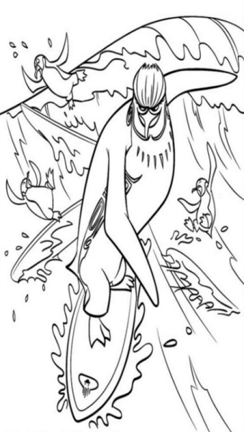 Surf's Up 10 coloring page