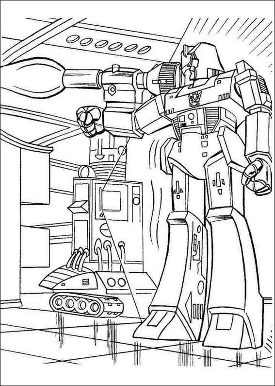 Transformers 001 coloring page