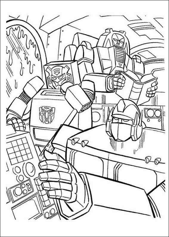 Transformers 004 coloring page