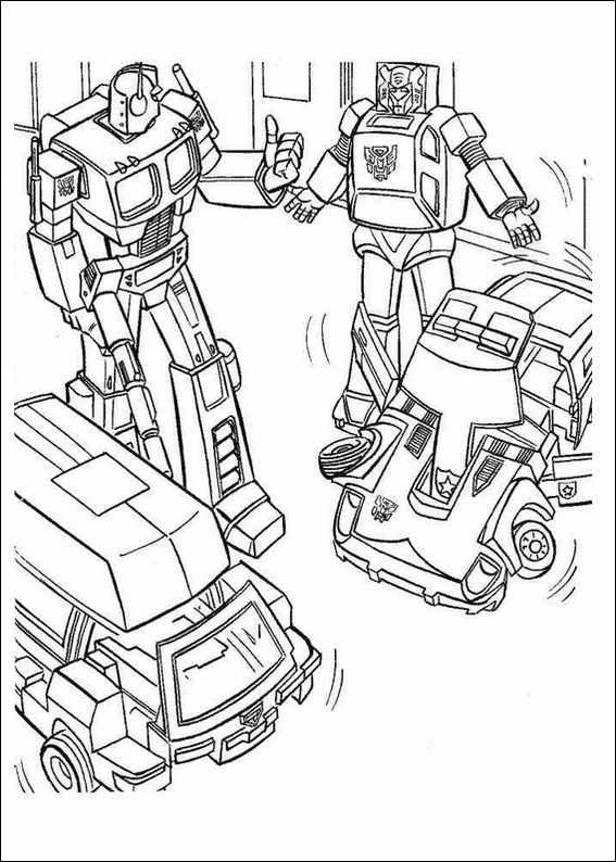 Transformers 012 coloring page