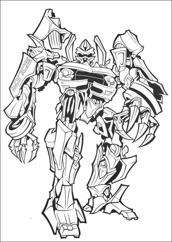 Transformers 031 coloring page