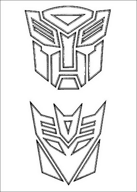 Transformers 064 coloring page