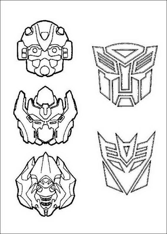 Transformers 065 coloring page