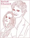 Twilight Edward Bella draw 3 coloring page