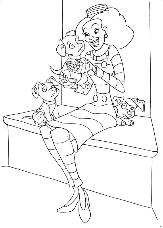 102 Dalmatians 02 coloring page