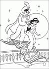 Aladdin magic carpet 2 coloring page