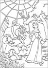 Beauty and the Beast 3 coloring page