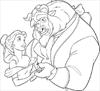 Beauty and the Beast coloring pages