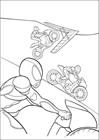 Bolt bad guys coloring page