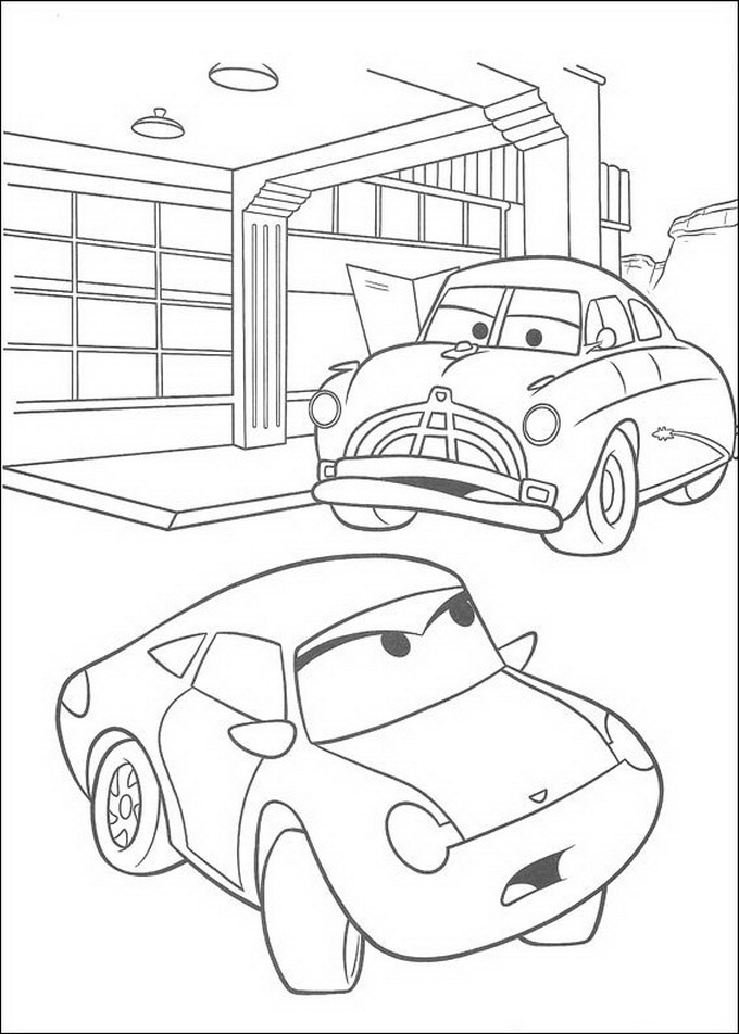 Cars 6 coloring page