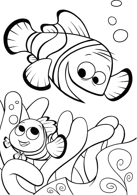 Finding Nemo coloring page