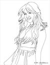 Hannah Montana Miley Cyrus 01 coloring page