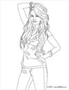 Hannah Montana Miley Cyrus 04 coloring page