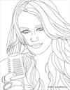 Hannah Montana Miley Cyrus 07 coloring page