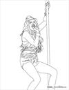 Hannah Montana Miley Cyrus 09 coloring page