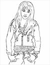 Hannah Montana Miley Cyrus 11 coloring page