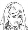 Hannah Montana Miley Cyrus 13 coloring page