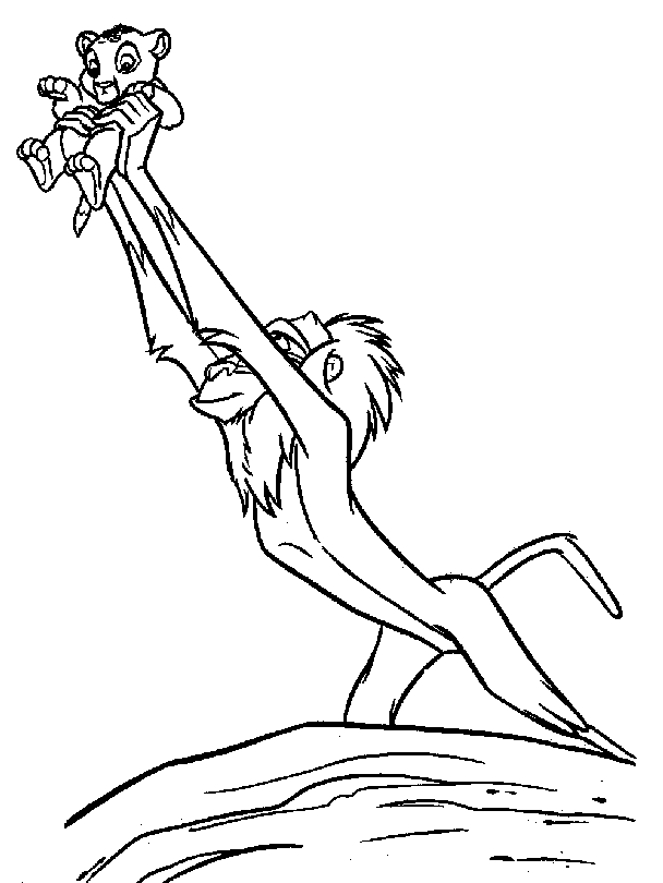 Lion King 2 coloring page