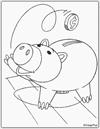 Toy Story Hamm coloring page