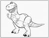 Toy Story Rex dino coloring page