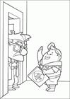 Pixar Up Carl Fredricksen and Russell coloring page