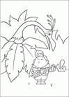 Pixar Up Russell and bird coloring page
