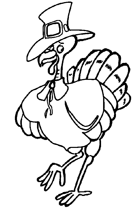 Thanksgiving Turkey 2 coloring page