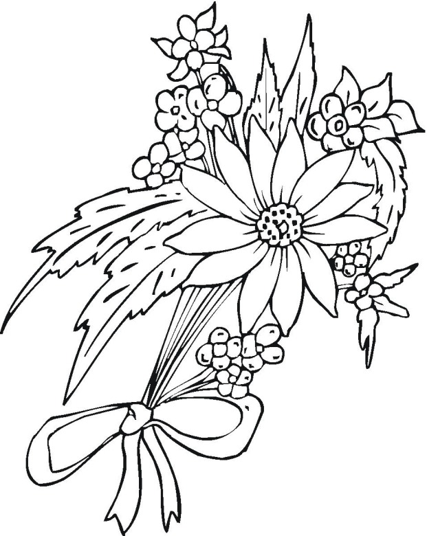 Flower 11 coloring page