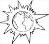 Earth behind The Sun coloring page