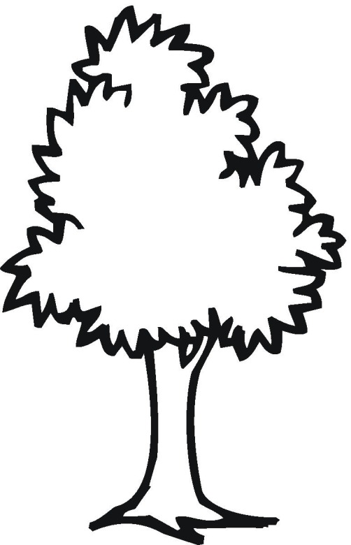 Coloring Page Of A Tree Coloring Pages