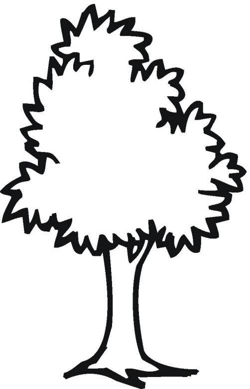 Tree 5 Coloring Page