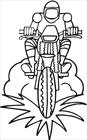 Motorcycle 5 coloring page